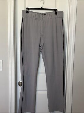 Easton Gray Men's baseball pants with side stripe 
Size XXL